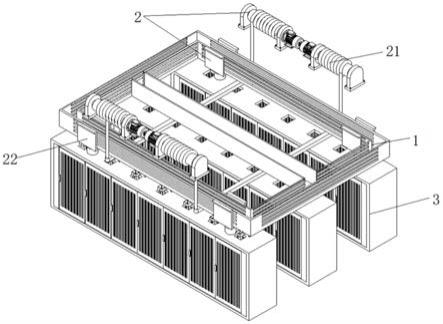 用于机房的置线装置和相关机房的制作方法