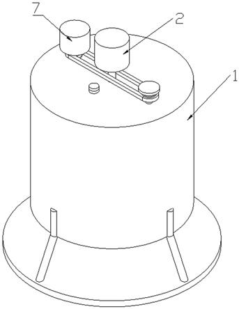 一种悬浮剂生产用固料分散投放装置的制作方法