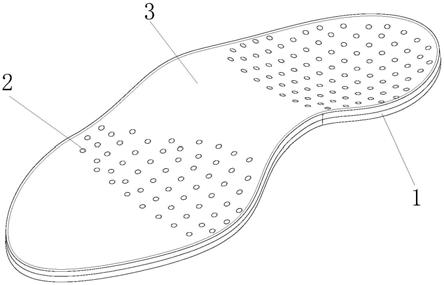一种含有中药粉末的抑制脚气鞋垫的制作方法