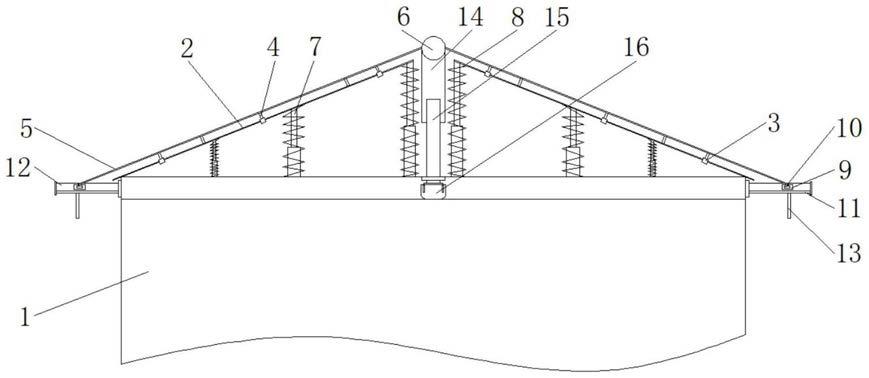 一种用于活动板房的防风结构的制作方法