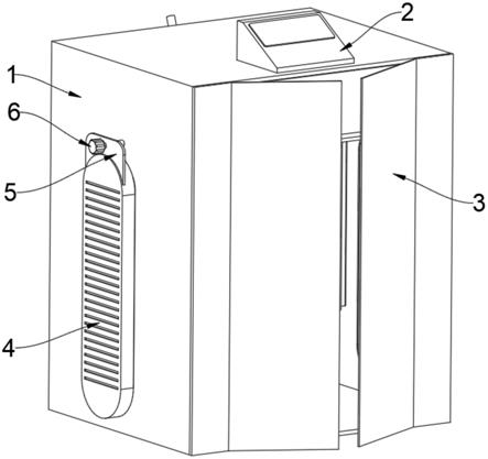 一种电子电器检测用恒温恒湿试验箱的制作方法