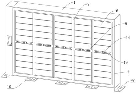 一种带有应急开箱门结构的储存柜的制作方法