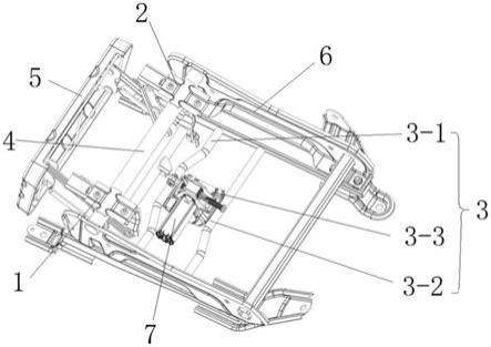 一种汽车座椅电动腿托固定结构的制作方法