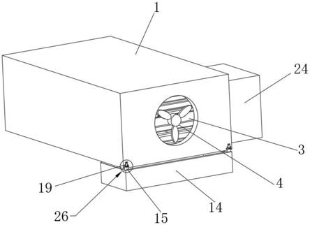 一种空气压缩机用换热机构的制作方法