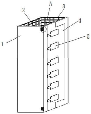 一种利用机柜侧面垂直空间的走储纤装置的制作方法