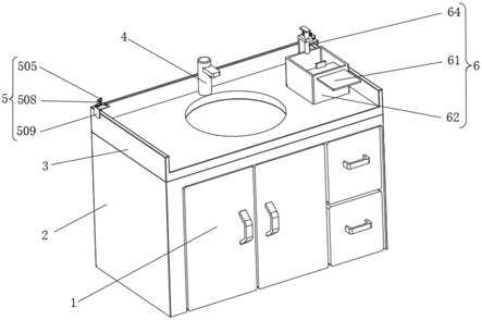 一种卫生间装修台盆柜结构的制作方法