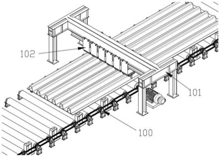 固定龙门式板单元纵肋组装设备系统的制作方法