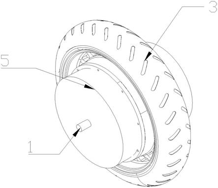 一种带有支撑结构且稳定性高的平衡车轮毂电机的制作方法