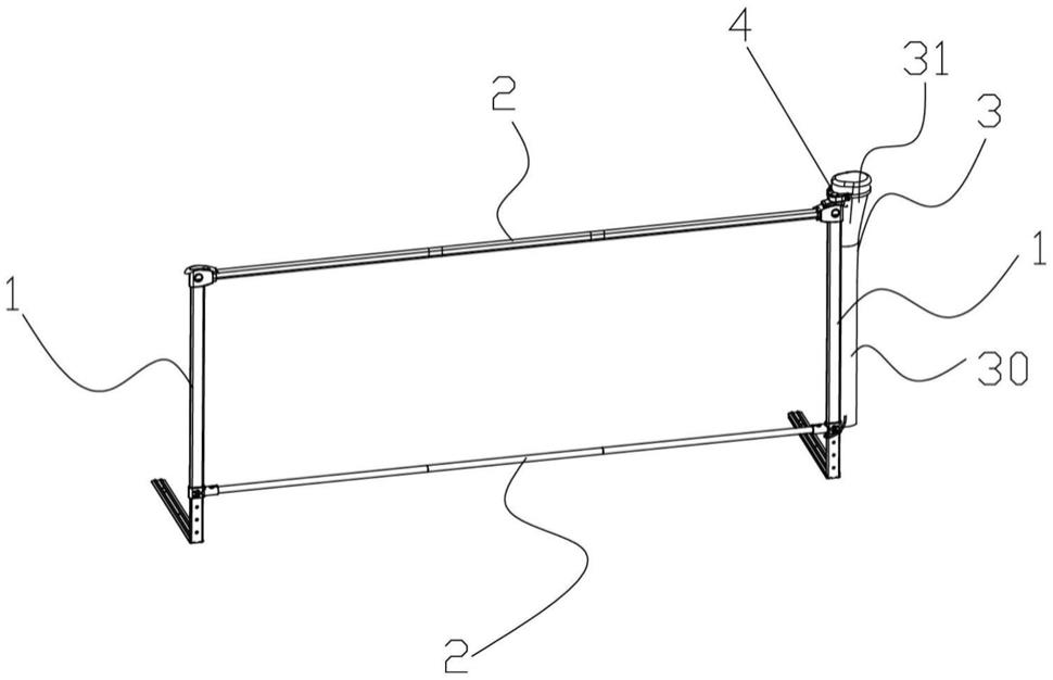 一种床护栏床头缝隙填充结构的制作方法