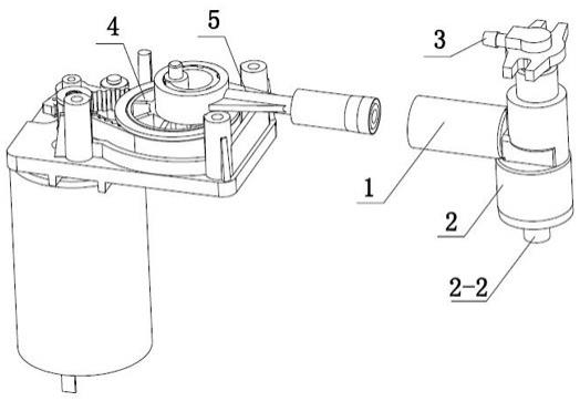 一种带水泵高压溢流的冲牙器结构的制作方法