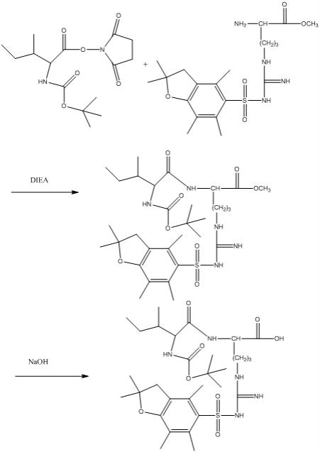 三肽亮氨酰-精氨酰-色氨酸的液相合成方法与流程