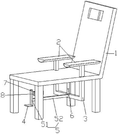 一种PICC用的多功能换药椅的制作方法