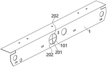 一种用于发泡箱体注料口挡料的底板结构的制作方法