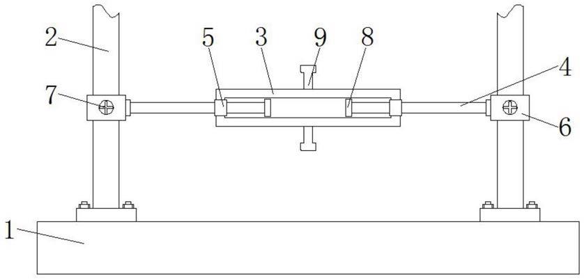 一种输变电构架柱的立杆间距调节装置的制作方法