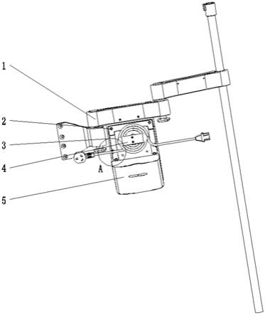 吊塔注射泵架的线缆整理器的制作方法