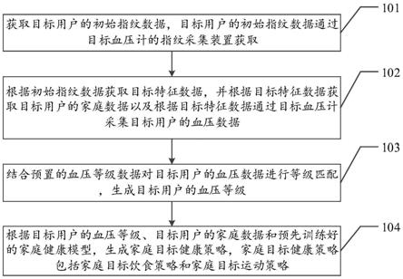 家庭健康策略的生成方法、装置、设备及存储介质与流程