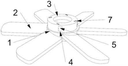 一种离心式风扇的叶片结构的制作方法