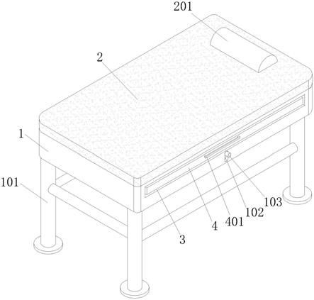 一种临床医疗用检查床的制作方法
