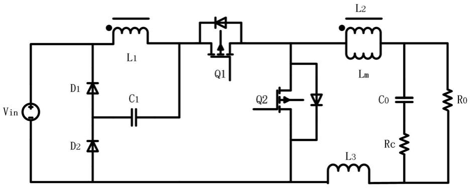 一种同步传导模式的抽头电感降压变压器的制作方法