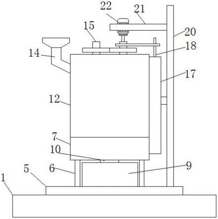 一种建筑废料粉碎筛选装置的制作方法