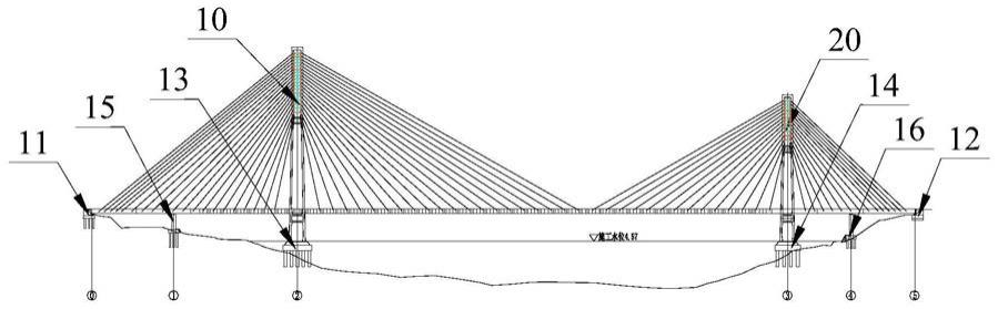 一种大跨径高低塔双索面混合梁斜拉桥及其施工方法与流程