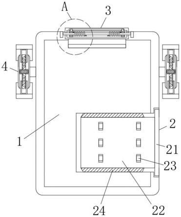 一种建筑设计用便于固定的图纸绘图板的制作方法