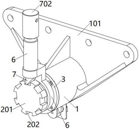 一种基于位置检测的模拟器炮塔旋转止动装置的制作方法