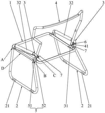 折叠椅的制作方法