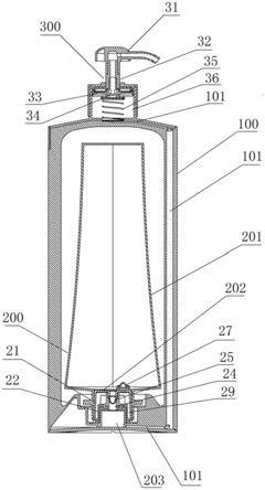 一种按压式出液容器的制作方法