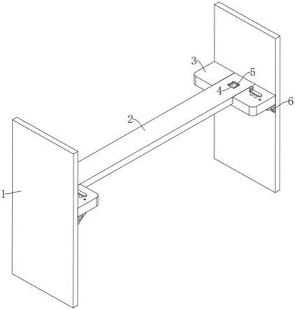 一种建筑深基坑支护用挂板连接装置的制作方法