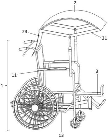 一种防护型患者转运轮椅的制作方法