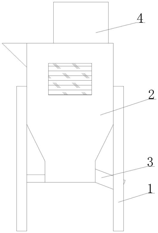 一种环保配色阻燃PA66塑料粒子碾压混料加工设备的制作方法