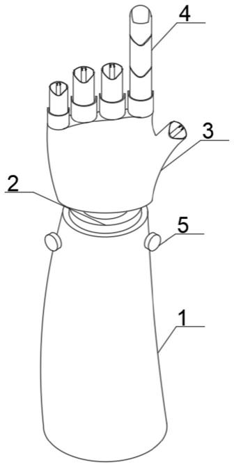 一种用于排爆机器人的多功能机械仿生手的制作方法