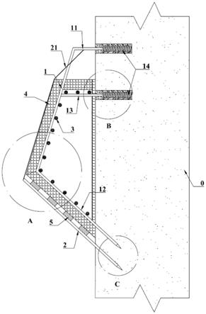 一种腰梁悬浮钢筋、模板速成结构及其施工工法的制作方法