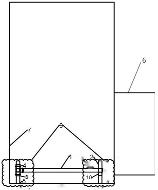 一种施工升降机吊笼进料门防冲出装置的制作方法