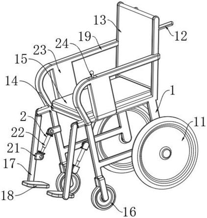 一种多功能老年人专用轮椅的制作方法