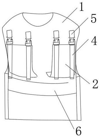 一种行动不便的患者用穿戴背心的制作方法