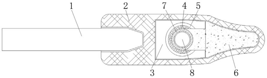 一种一次性可调节直线切割闭合器引导保护套的制作方法