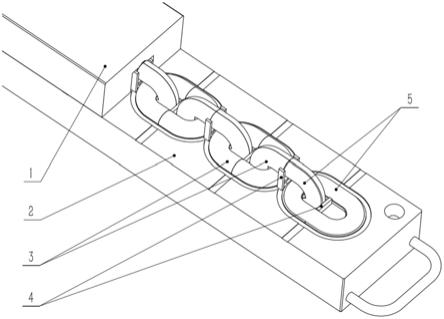 一种复合材料圆环链成型模具的制作方法