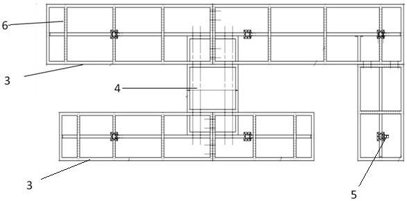 用于奥迪A4汽车线束铺线及缠绕工序的案板车的制作方法