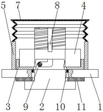 一种防护型锚栓组件的螺母的制作方法