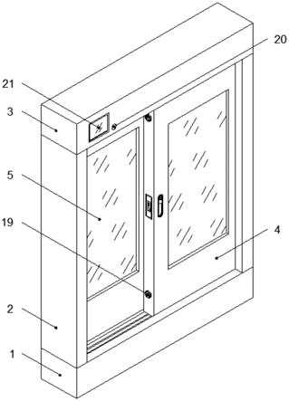 一种防水防撞推拉门窗以及复合门窗的制作方法