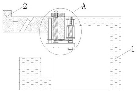 一种针织圆型纬编机鞍座底圈辅助安装结构的制作方法