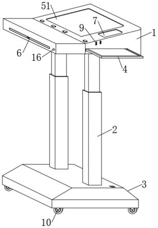 一种智能移动讲台的制作方法