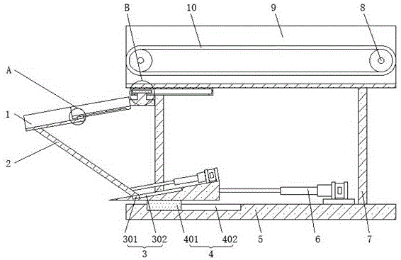 一种轻质建筑材料加工输送装置的制作方法