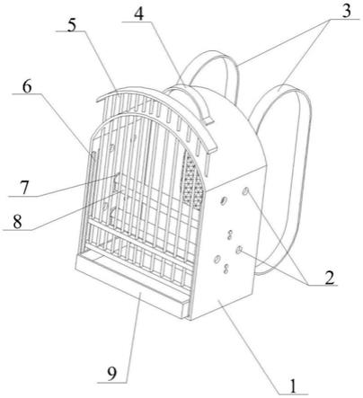 一种便携式塑胶鸟笼的制作方法