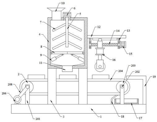 一种建筑用混凝土空心砖砌筑施泥装置的制作方法