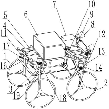 一种平衡悬架式智能四轮植保机的制作方法