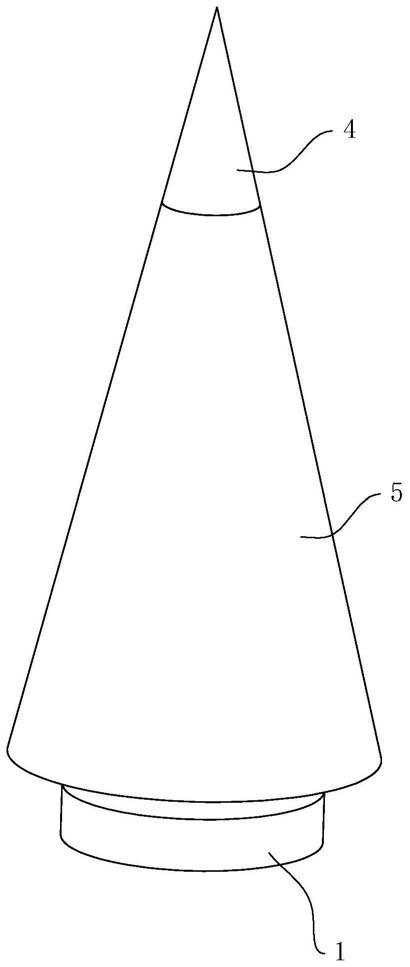 一种环保PVC改性塑料制备的圣诞树的制作方法