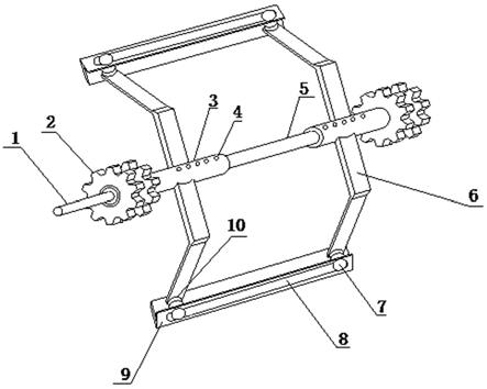 一种刮板输送机的阻链装置的定位机构的制作方法
